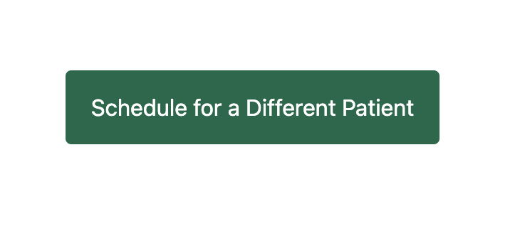Select patient to schedule screen - create account 3.png
